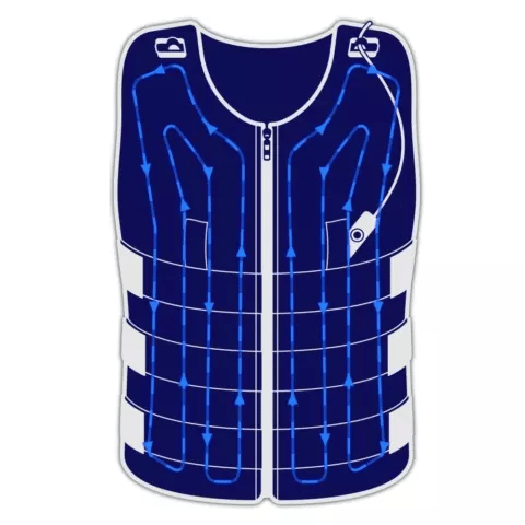 7V Circulatory Cooling Vest – Water-Cooled | AlphaCool