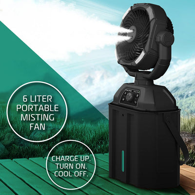 AlphaCool Portable Misting Bucket Fan