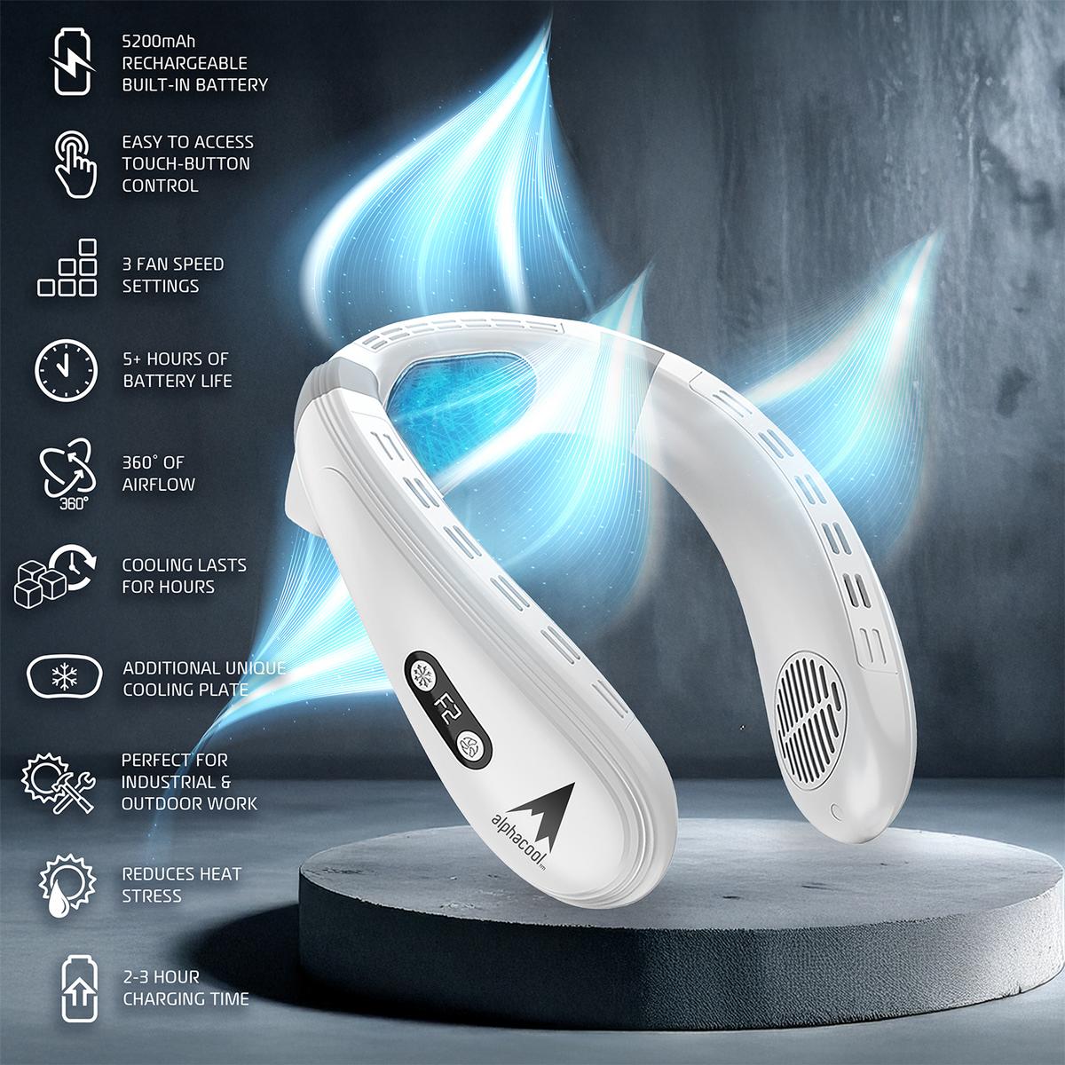 AlphaCool Wearable Personal Neck Air Conditioner