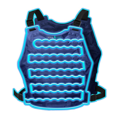 Polar Cooling Ice Vest with Reusable Ice Packs | AlphaCool