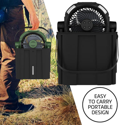AlphaCool Portable Misting Bucket Fan