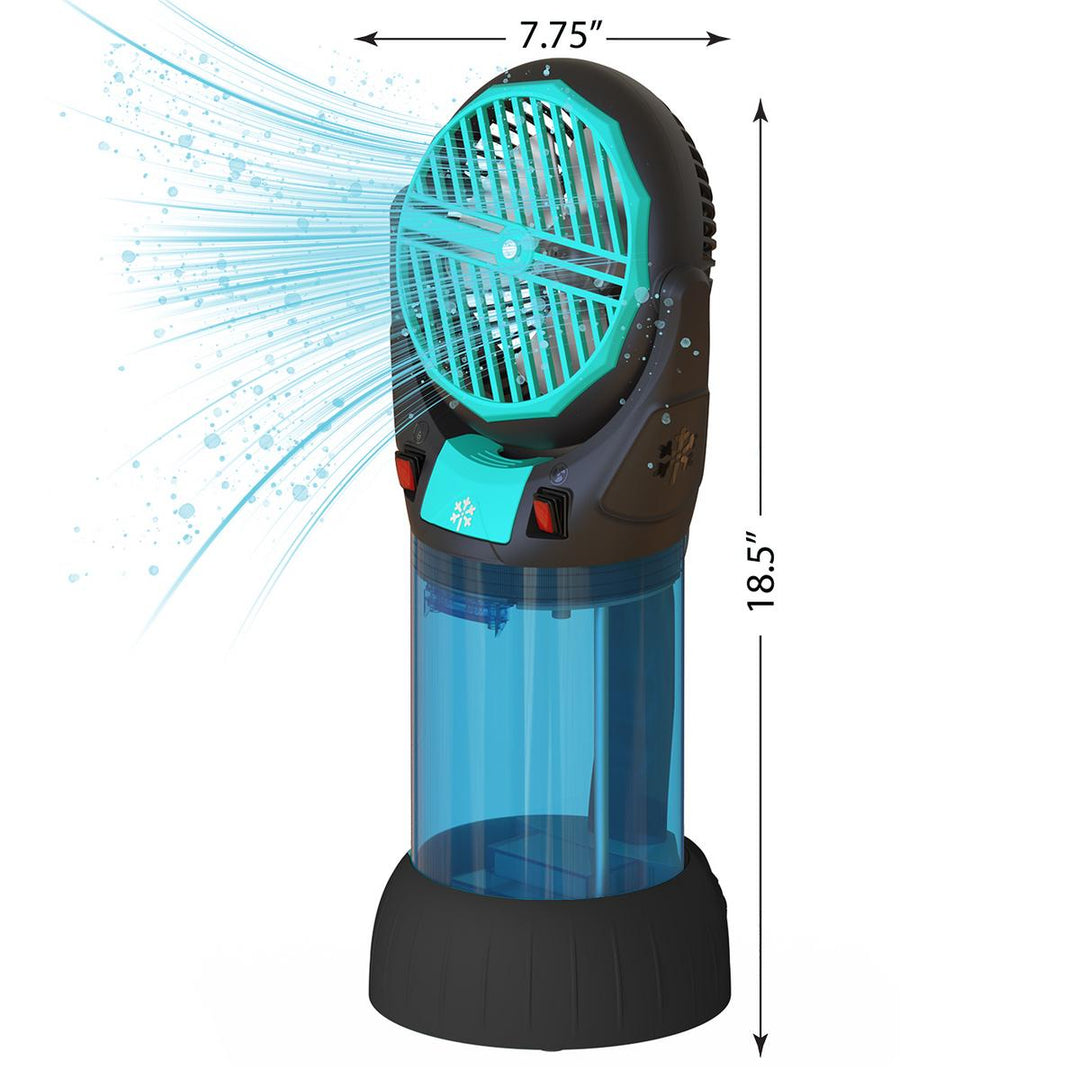 AlphaCool CoolBurst XL High-Velocity Water Misting Fan - 1.8L