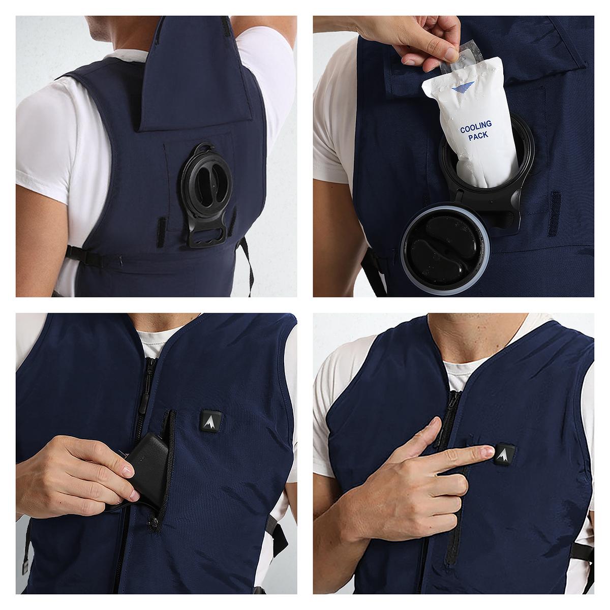 AlphaCool 5V Touch Button Circulatory Cooling Vest