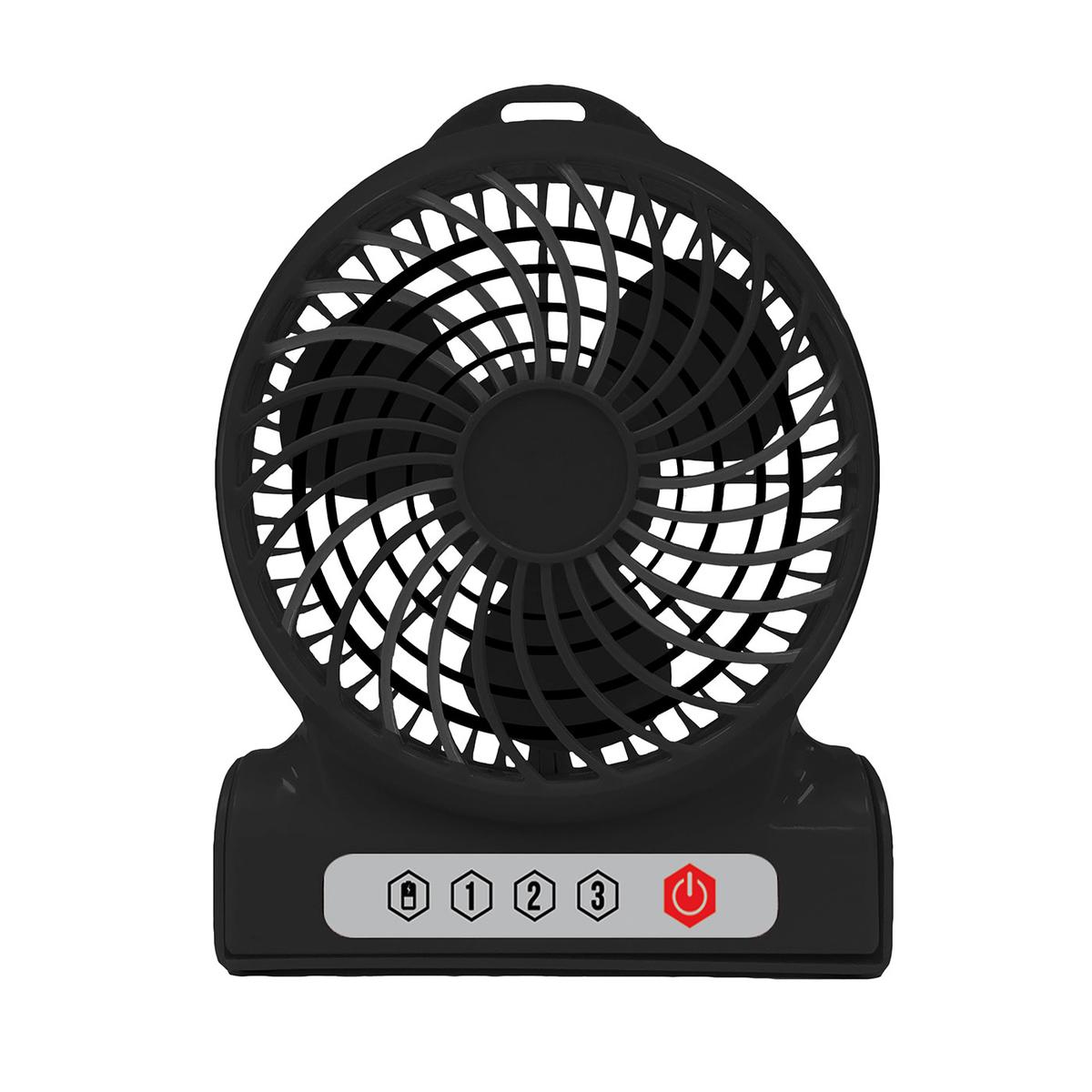 AlphaCool 4" Rechargeable Personal Fan - Cooling