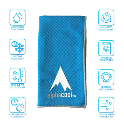AlphaCool Mesh Instant Cooling Towel